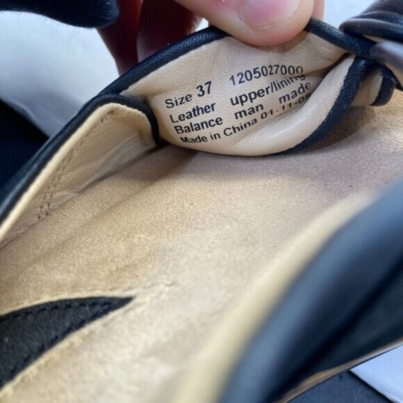 Dansko Sandals Womens Size 37 Black Leather Comfort Strappy Wedge Heels Strappy - Picture 5 of 14